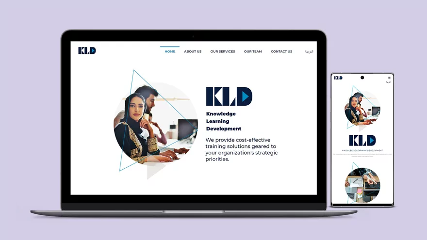 KLD training center website design and development