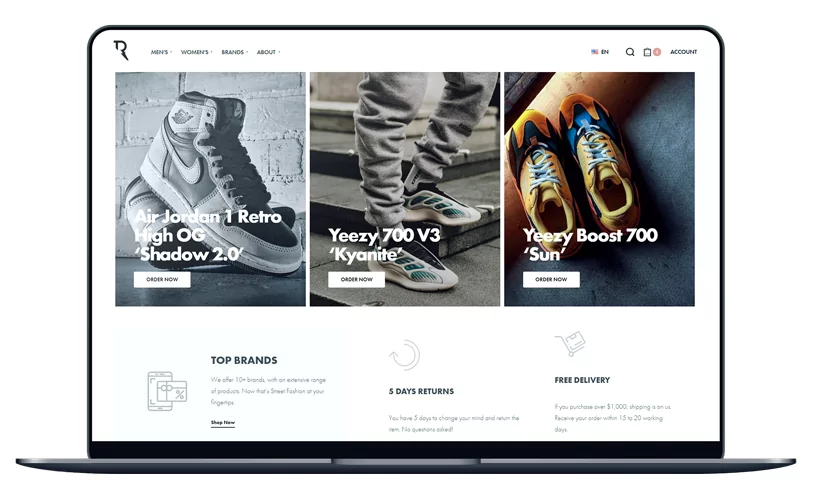 RCOG WooCommerce store website design and development