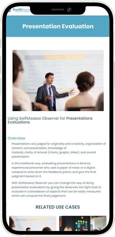 SwiftAssess responsive corporate website design and development