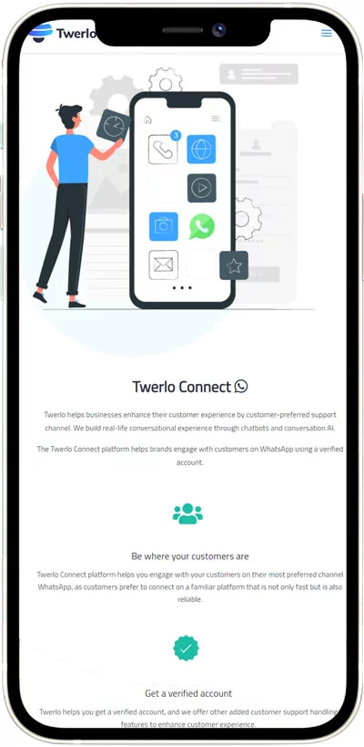 TWERLO responsive technology website design and development