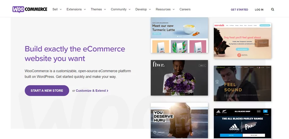 WooCommerce open-source eCommerce platform built on WordPress